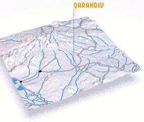 3d view of Qarah Dīv