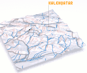 3d view of Kaleh Qaţār