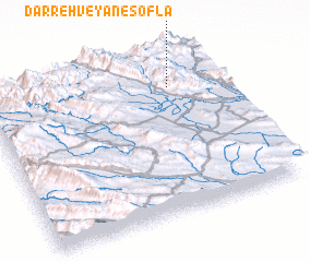 3d view of Darreh Veyān-e Soflá