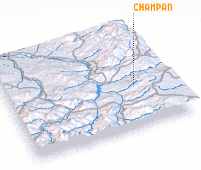 3d view of Champān
