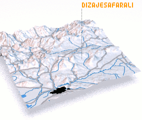 3d view of Dīzaj-e Şafar ‘Alī