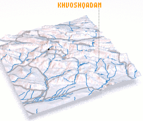 3d view of Khvosh Qadam