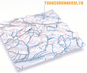 3d view of Tovasorkhak-e ‘Olyā