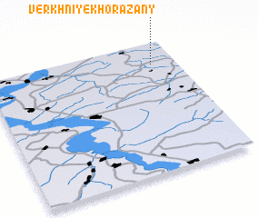 3d view of Verkhniye Khorazany