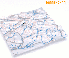 3d view of Darreh Chapī