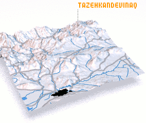 3d view of Tāzeh Kand-e Vīnaq