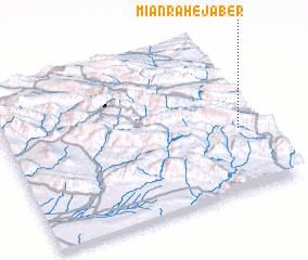 3d view of Mīān Rāh-e Jāber