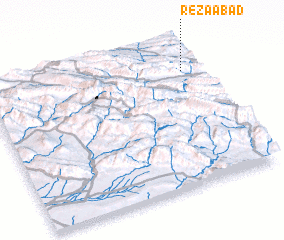 3d view of Reẕāābād