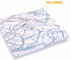 3d view of Meleh Hār