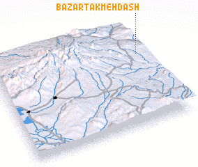 3d view of Bāzār Takmeh Dāsh