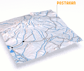 3d view of Postakān