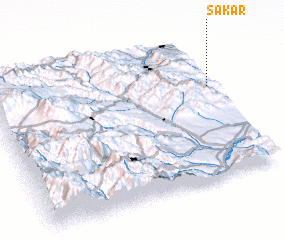 3d view of Şǝkǝr