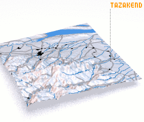 3d view of Tazakend