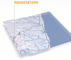 3d view of Midongy Atsimo