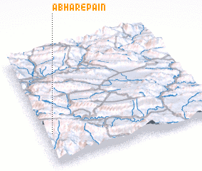3d view of Ābhar-e Pāʼīn
