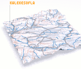 3d view of Kalek-e Soflá