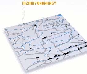 3d view of Nizhniye Abakasy