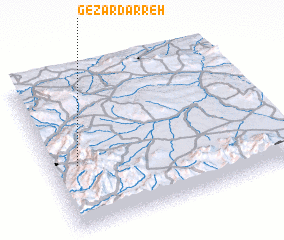 3d view of Gezar Darreh