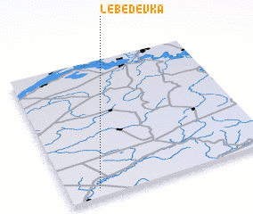 3d view of Lebedevka