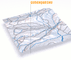 3d view of Gūneh Qārshū