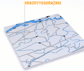 3d view of Krasnyye Ovrazhki