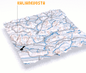 3d view of Kālīān-e Vosţá