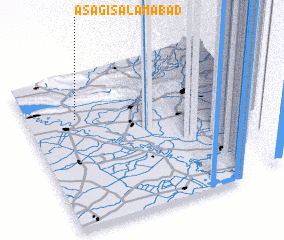 3d view of Aşağı Salamabad