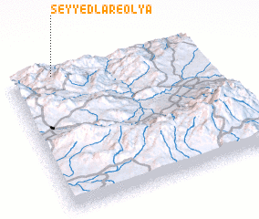 3d view of Seyyedlar-e ‘Olyā