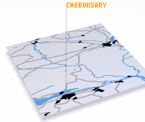 3d view of Cheboksary