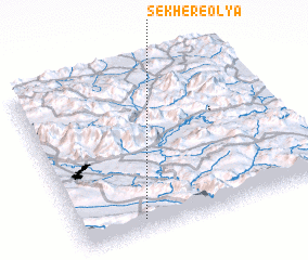 3d view of Sekher-e ‘Olyā