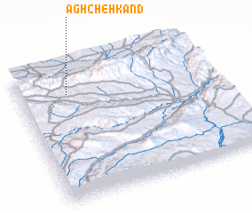 3d view of Āghcheh Kand