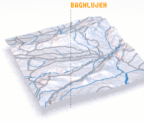 3d view of Bāghlūjeh