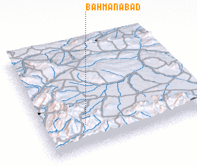 3d view of Bahmanābād