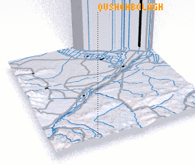 3d view of Qūsheh Bolāgh