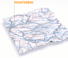 3d view of Posht Kabūd