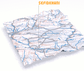 3d view of Sefīd Khānī