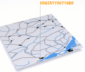 3d view of Krasnyy Oktyabr\