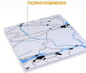 3d view of Yuzhnoye Saparovo