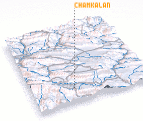 3d view of Cham Kalān