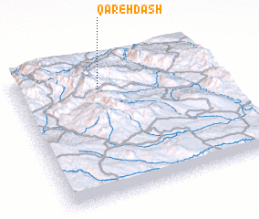 3d view of Qareh Dāsh