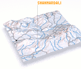 3d view of Shāh Mard‘alī