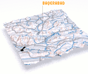 3d view of Bāqerābād