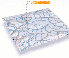 3d view of Davāzdah Emām