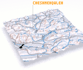 3d view of Cheshmeh Qal‘eh