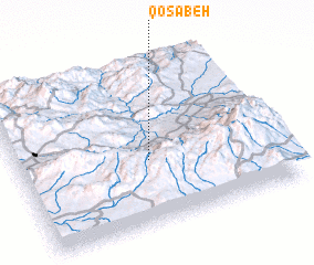 3d view of Qoşābeh