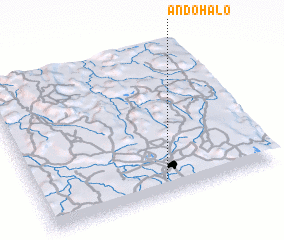 3d view of Andohalo