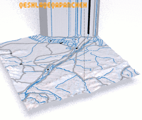 3d view of Qeshlāq-e Qapāncheh