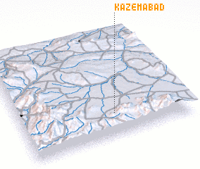 3d view of Kāz̧emābād