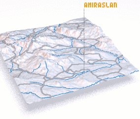 3d view of Amīr Aşlān