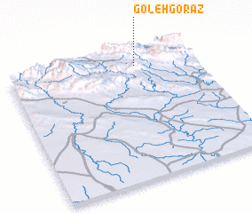 3d view of Goleh Gorāz